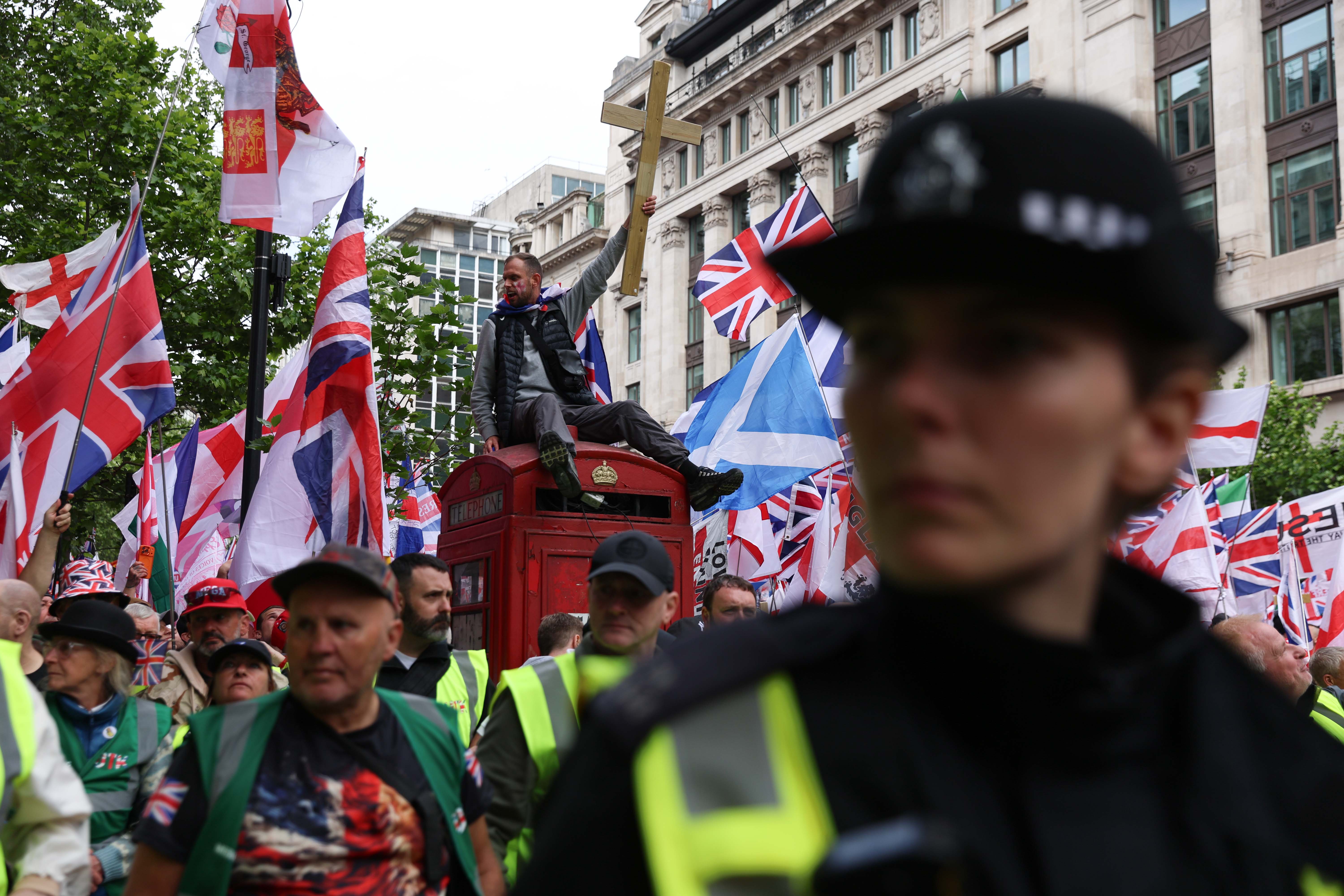 Londra protestosu