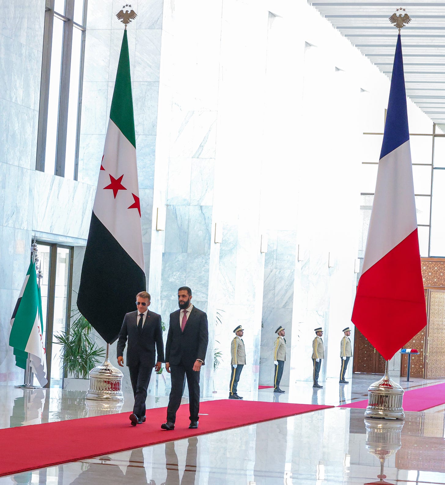 Macron Şam ziyareti